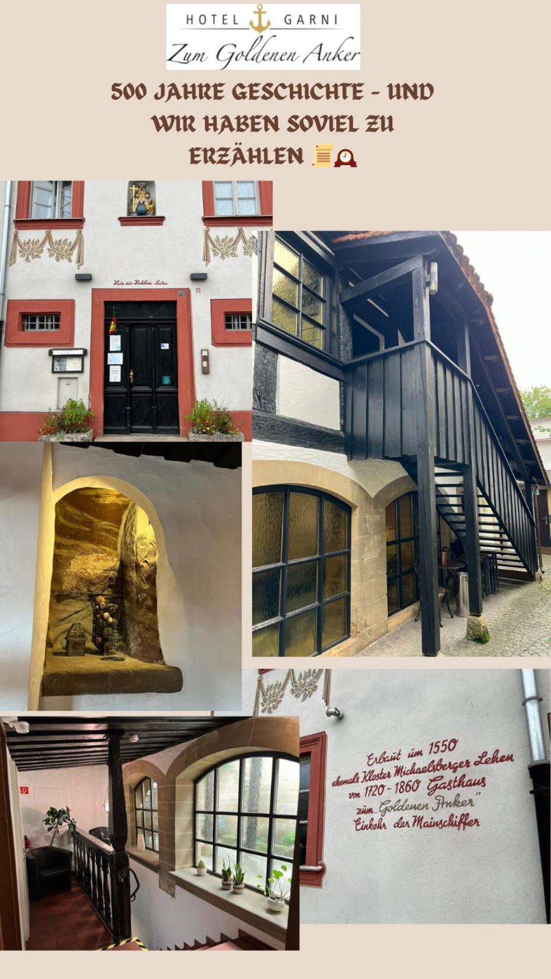 Hotel Zum Goldenen Anker Bamberg Buitenkant foto